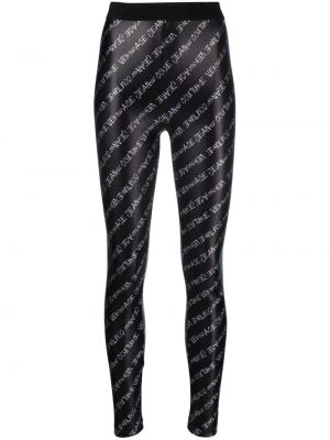 Leggings con stampa Versace Jeans Couture