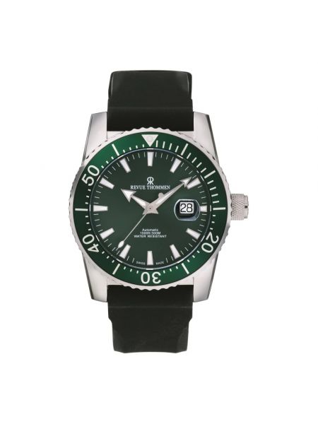 Zegarek automatyczny Revue Thommen zielony
