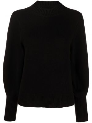 Кашмирен пуловер с буфан ръкави Proenza Schouler черно