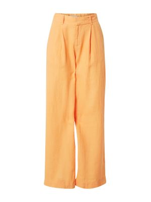 Pantaloni plissettati Gina Tricot arancione
