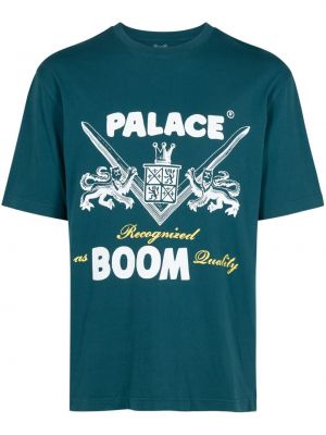 Bavlněné tričko Palace zelené