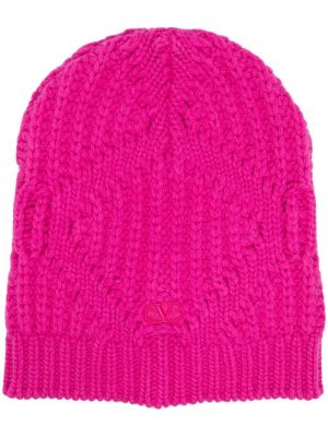 Woll mütze Valentino Garavani pink