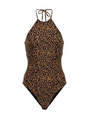Costum de baie cu imagine cu model leopard Nanushka
