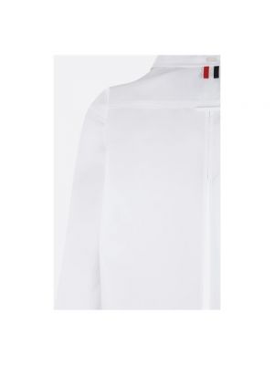 Blusa de algodón oversized Thom Browne blanco