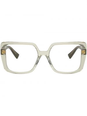 Oversized okuliare Miu Miu Eyewear zelená