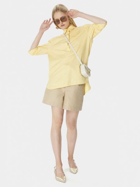 Рубашка Tara Jarmon желтая