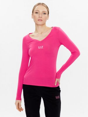 Majica Ea7 Emporio Armani ružičasta
