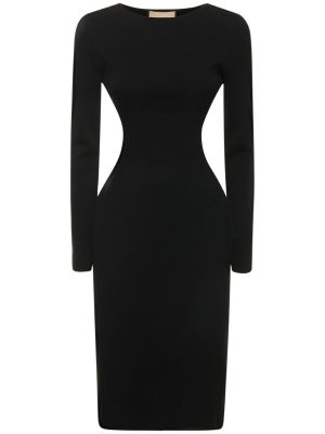 Sukienka midi bawełniana Gucci czarna
