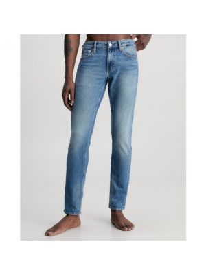 Pantalones slim fit Calvin Klein Jeans azul