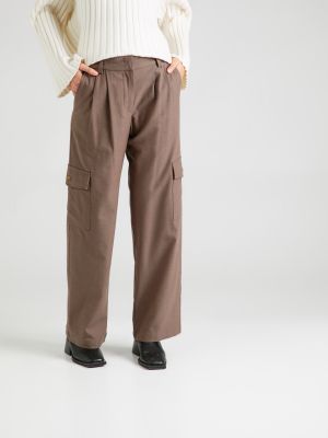 Pantaloni cu buzunare Minimum maro
