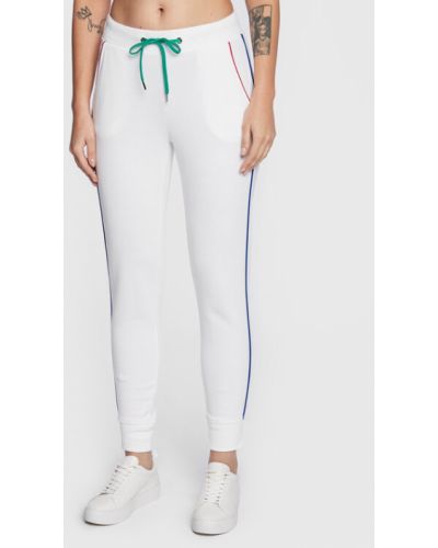 Pantalon de joggings United Colors Of Benetton blanc