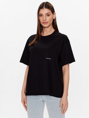 T-shirt large Trussardi noir