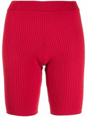 Pantalones cortos de cintura alta Ami Amalia rojo