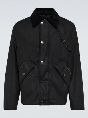 Bavlnená bunda Burberry čierna