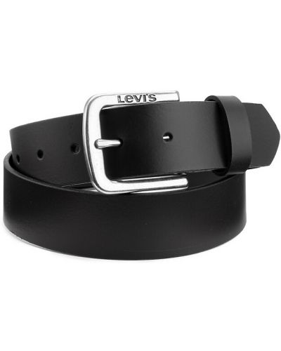 Cinturón de cuero Levi's negro