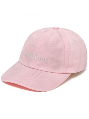 Șapcă din bumbac We11done roz