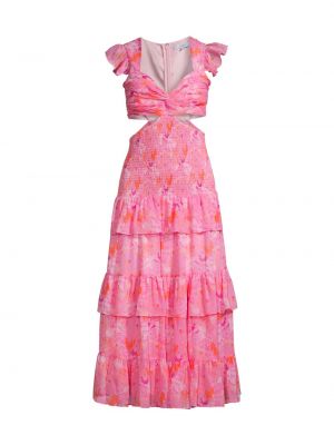 Платье миди Likely розовое