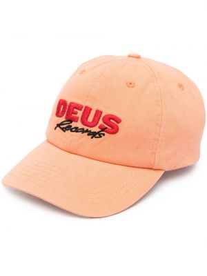 Brodert cap Deus Ex Machina oransje