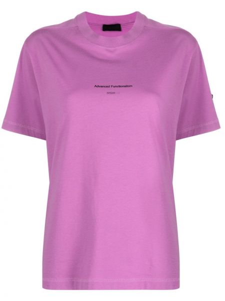Tričko s potlačou Moncler fialová