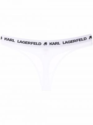 Jersey stringtruser Karl Lagerfeld hvit