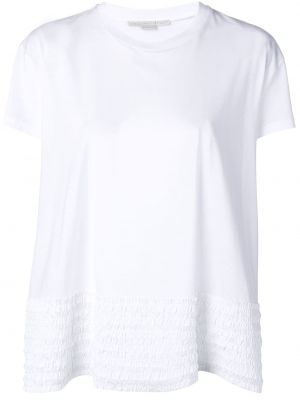 Camiseta con volantes Stella Mccartney blanco