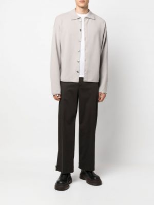 Kašmyro marškiniai su sagomis Extreme Cashmere pilka