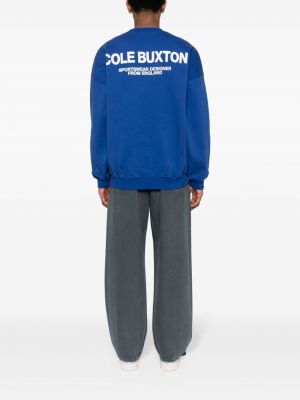 Bluza z nadrukiem Cole Buxton niebieska