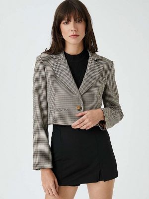 Пиджак Koton коричневый