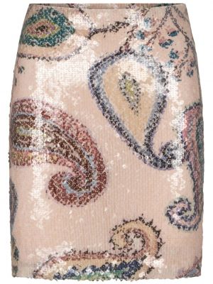 Spódnica z cekinami z wzorem paisley Silvia Tcherassi