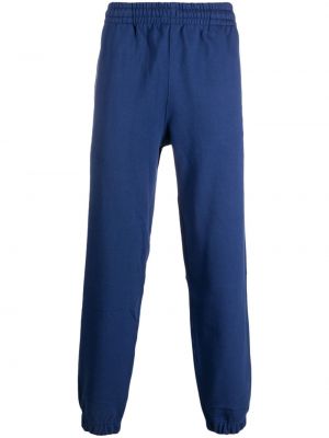 Βαμβακερό αθλητικό παντελόνι Lacoste μπλε