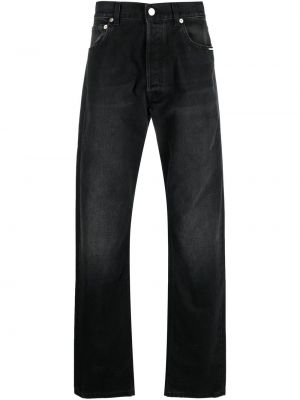 Bavlnené džínsy s rovným strihom Vtmnts čierna