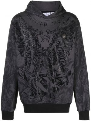 Hoodie Philipp Plein svart