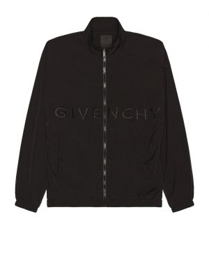 Плетеная нейлоновая куртка Givenchy черная
