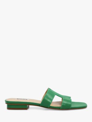 Кожаные сандалии Dune зеленые