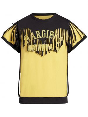 Βαμβακερή μπλούζα με σχέδιο Maison Margiela