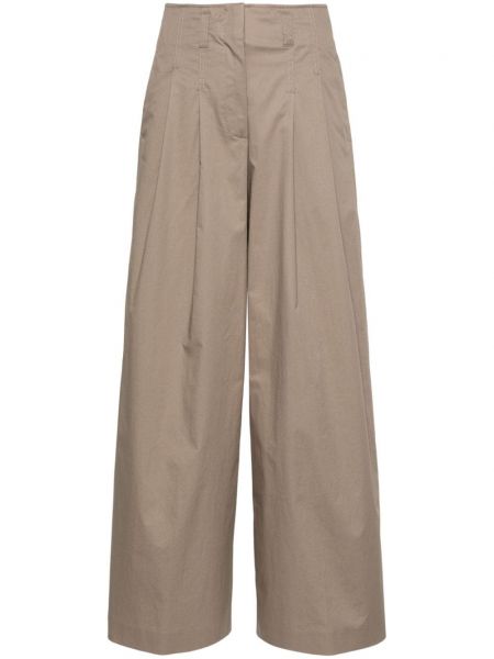 Pantalon en coton Peserico marron