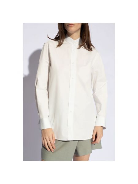 Camisa de algodón Fendi blanco