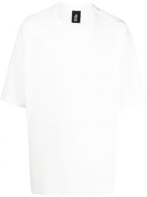 Oversize памучна тениска Thom Krom бяло