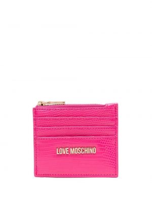 Korthållare Love Moschino rosa