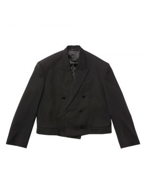 Приталенный пиджак Balenciaga черный