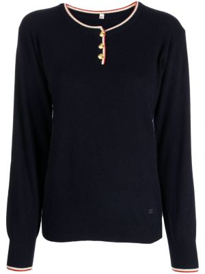 Кашмирен пуловер с копчета Chanel Pre-owned