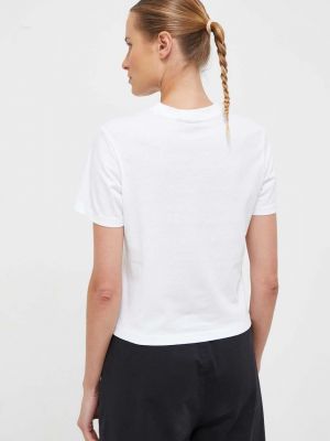 Bavlněné tričko Napapijri bílé