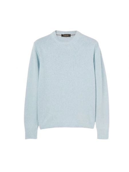 Jedwabny sweter Loro Piana niebieski
