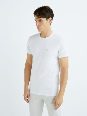 Camiseta manga corta Hackett blanco