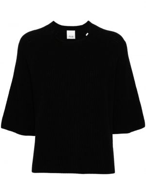 Kašmira t-krekls Allude melns