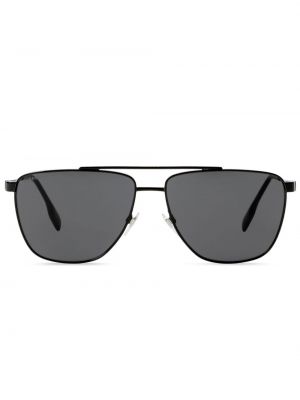 Pruhované slnečné okuliare Burberry čierna