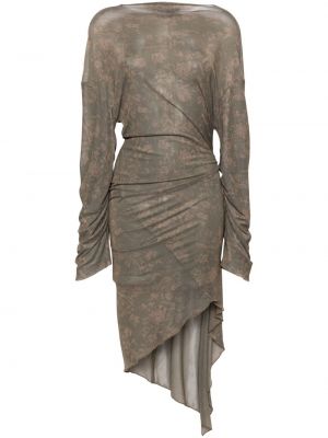 Φλοράλ μίντι φόρεμα με σχέδιο Jade Cropper