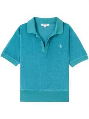 Polo krekls ar izšuvumiem Sporty & Rich zils