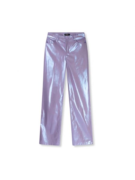 Geflochtene straight jeans Refined Department lila