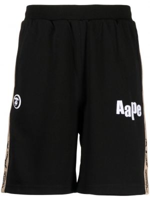 Shorts de sport Aape By *a Bathing Ape® noir